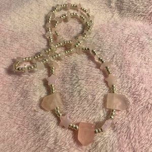 🌸Handmade Rose Quartz Necklace🌸